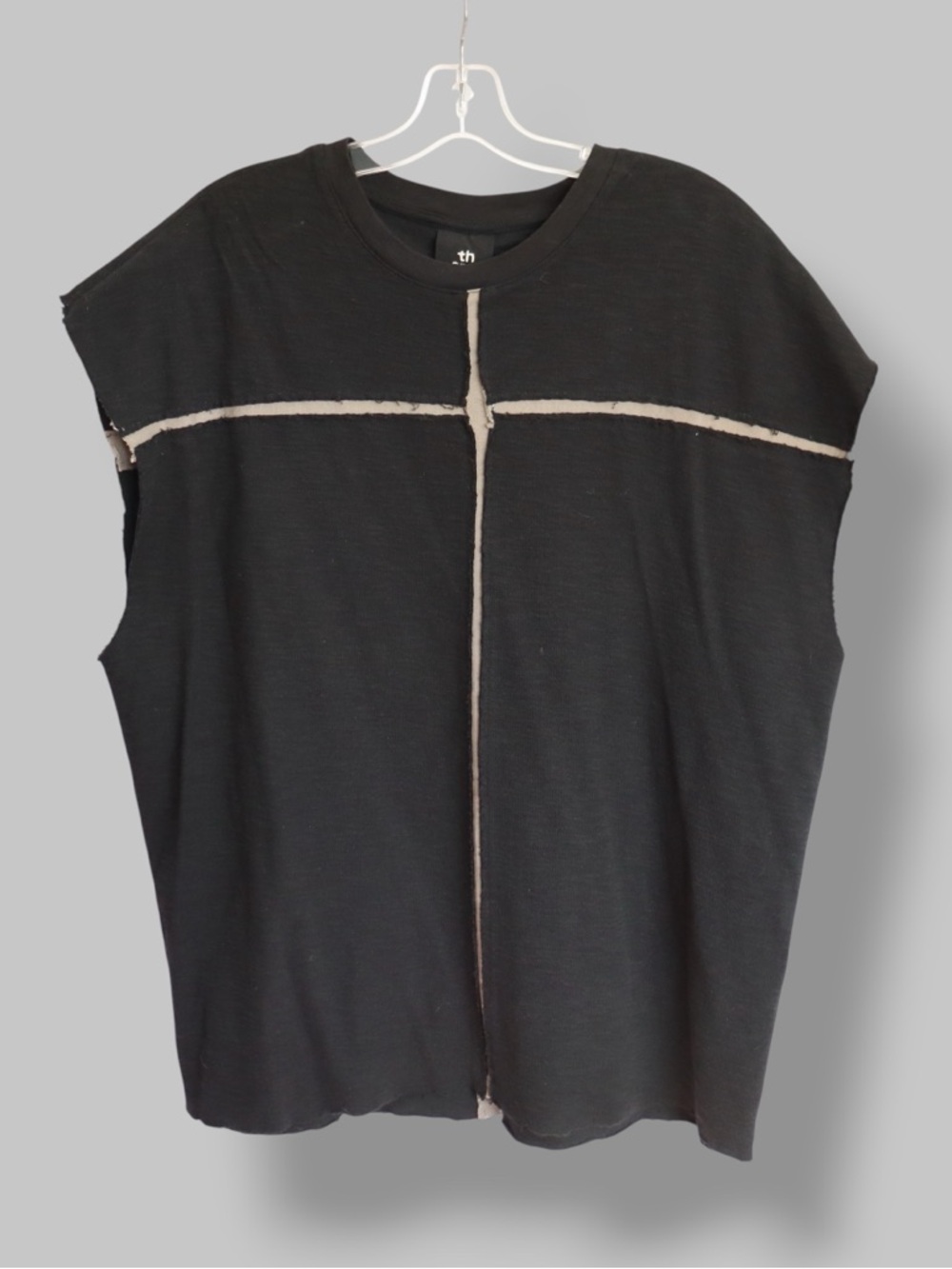 Thom/Krom Oversized Sleeveless Tee NWT Size S Avant Garde Designer